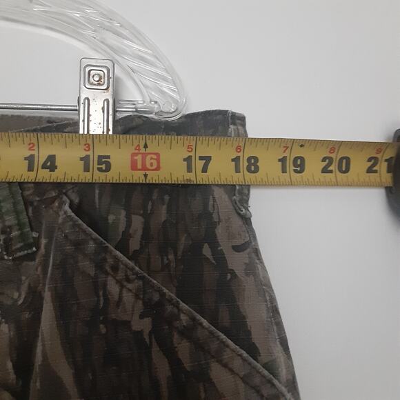 Vintage Walls Mens Outdoor Camo Cargo Pants Size 36x30 Made In USA Double Knee - Picture 10 of 12